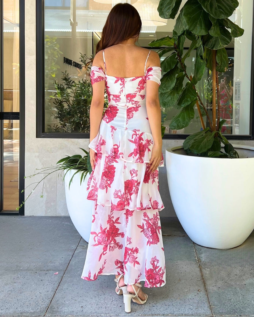 Zira Maxi Dress - Red