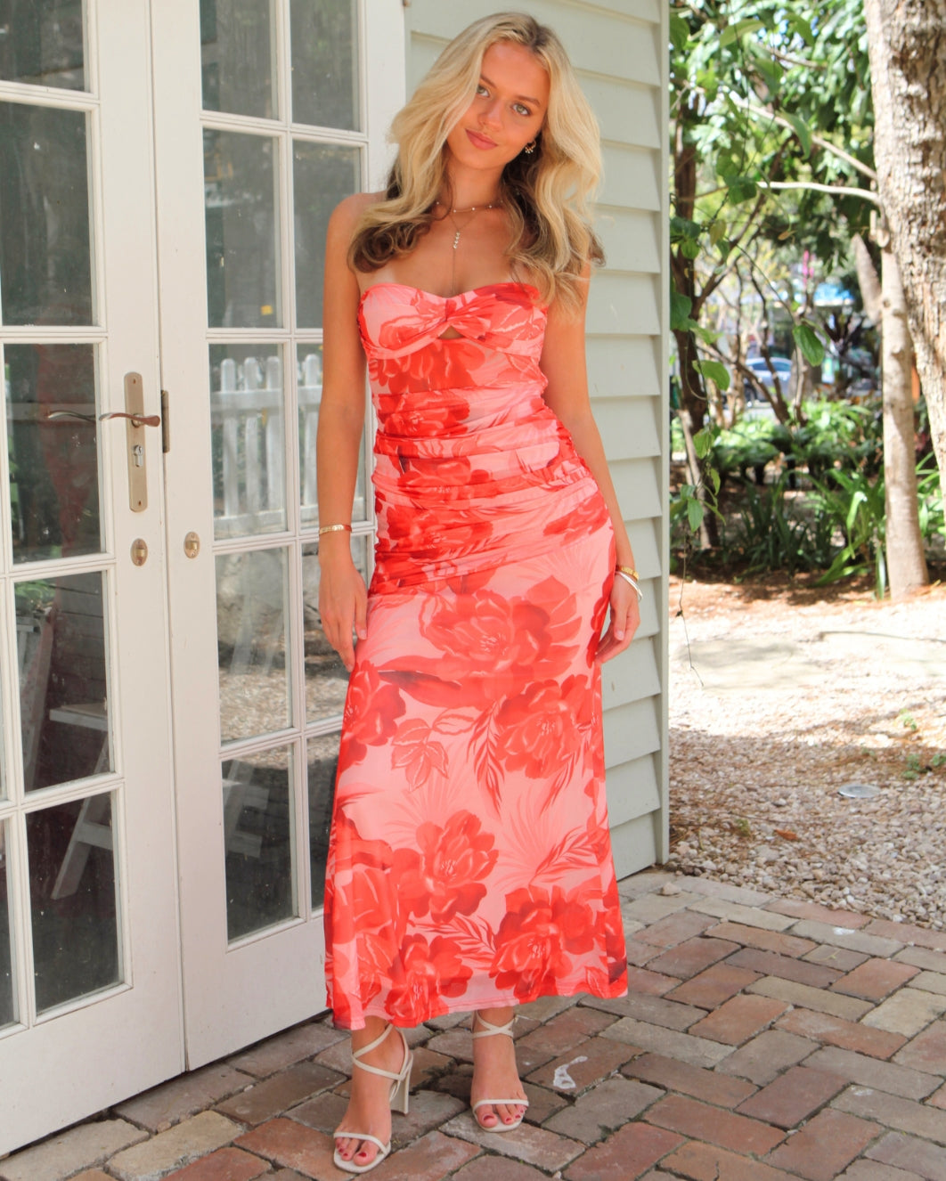 Taya Maxi Dress - Red