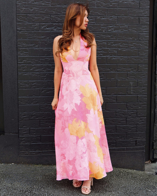 Zaria Maxi Dress - Pink