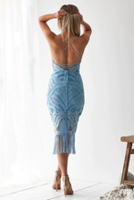 Load image into Gallery viewer, Khaleesi Midi Dress - Baby Blue
