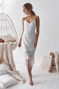 Khaleesi Midi Dress - White
