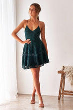Load image into Gallery viewer, Laurie Mini Dress - Emerald
