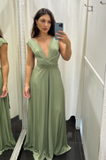 The Perfect Date Maxi Dress - Khaki