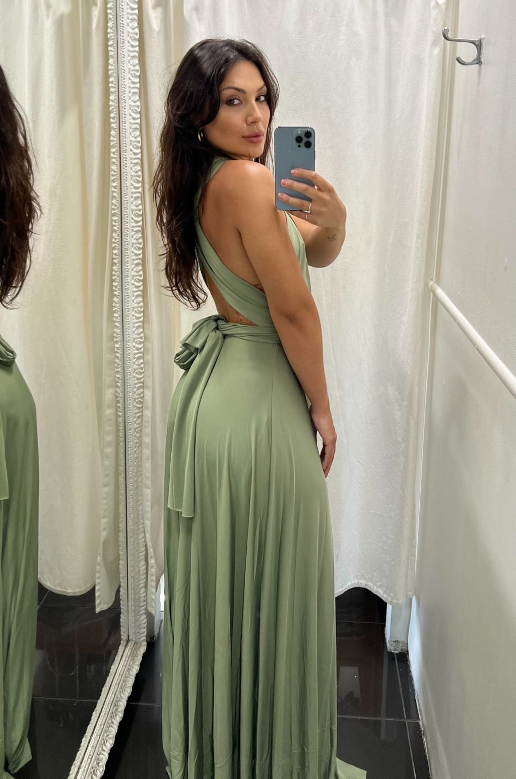 The Perfect Date Maxi Dress - Khaki