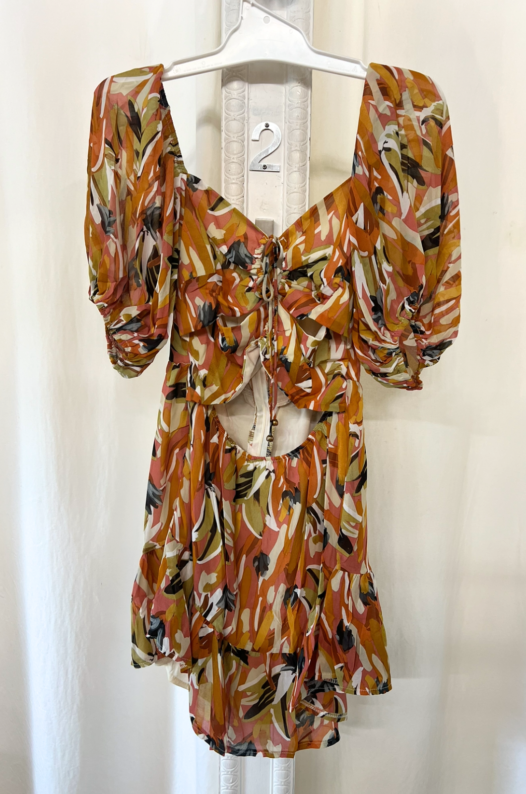 Cleo Mini Dress - Orange