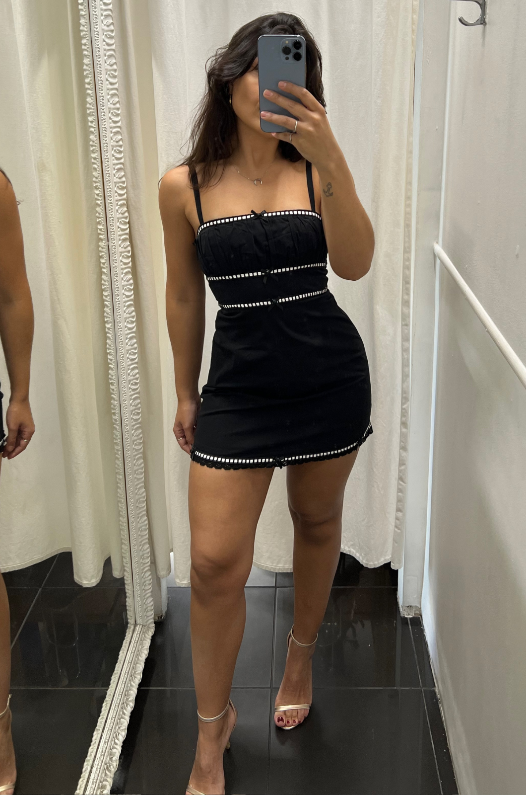 Madalena Mini Dress - Black