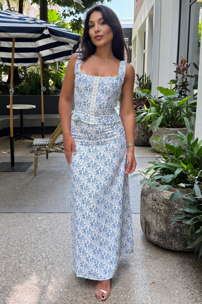 Rebecca Set Skirt - Blue