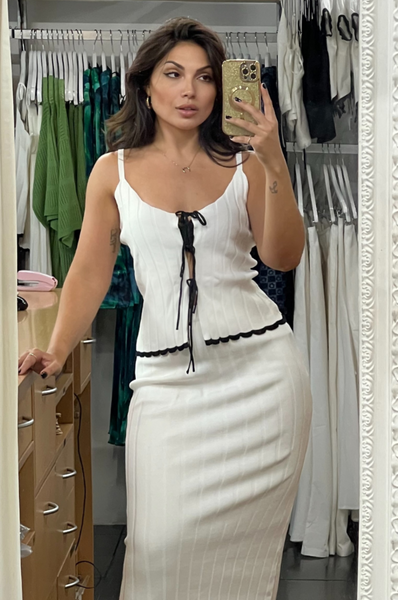 Kiki Set Top - White