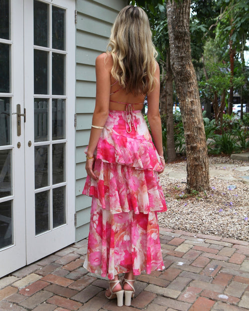 Camilia Maxi Dress - Pink
