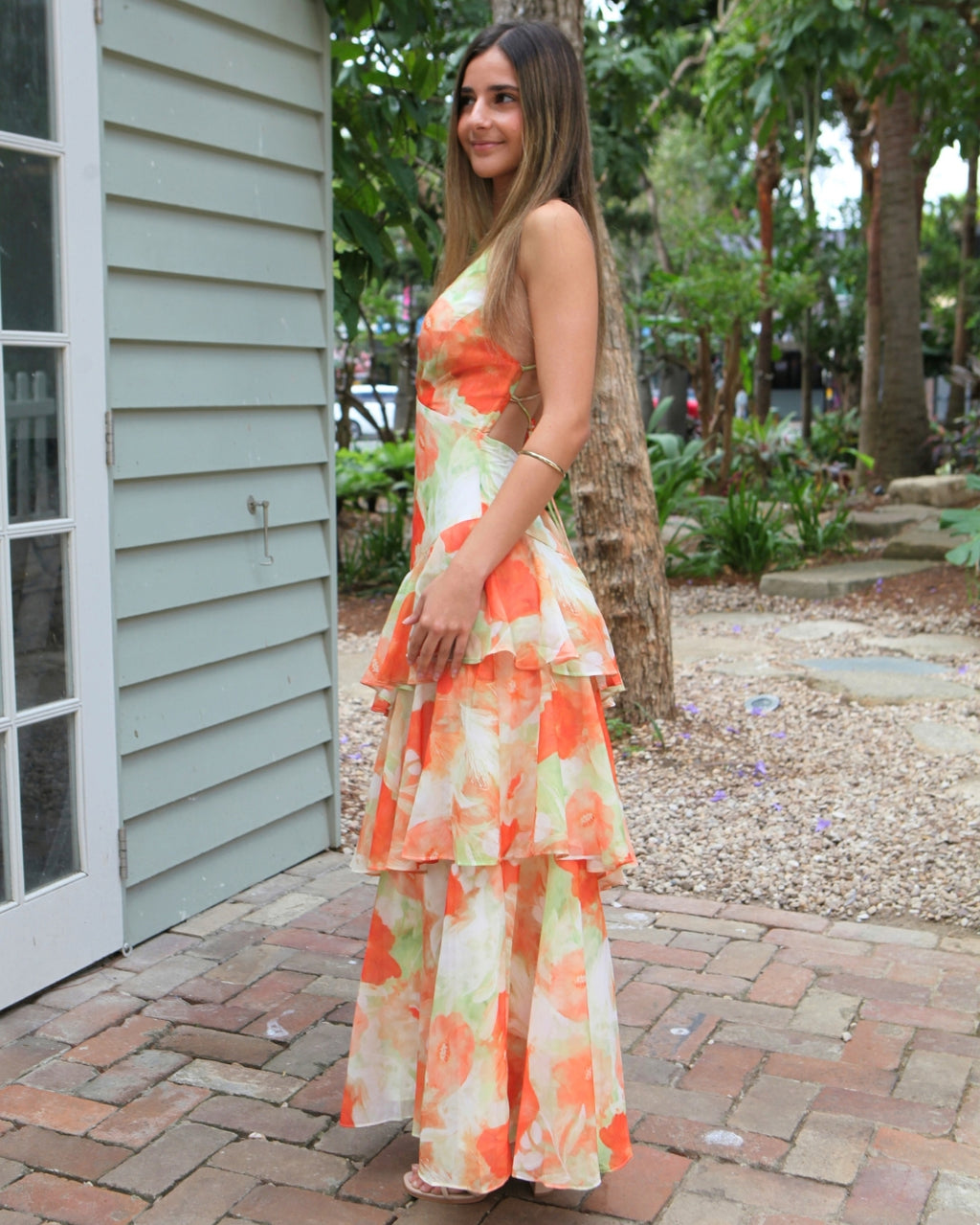 Camilia Maxi Dress - Orange