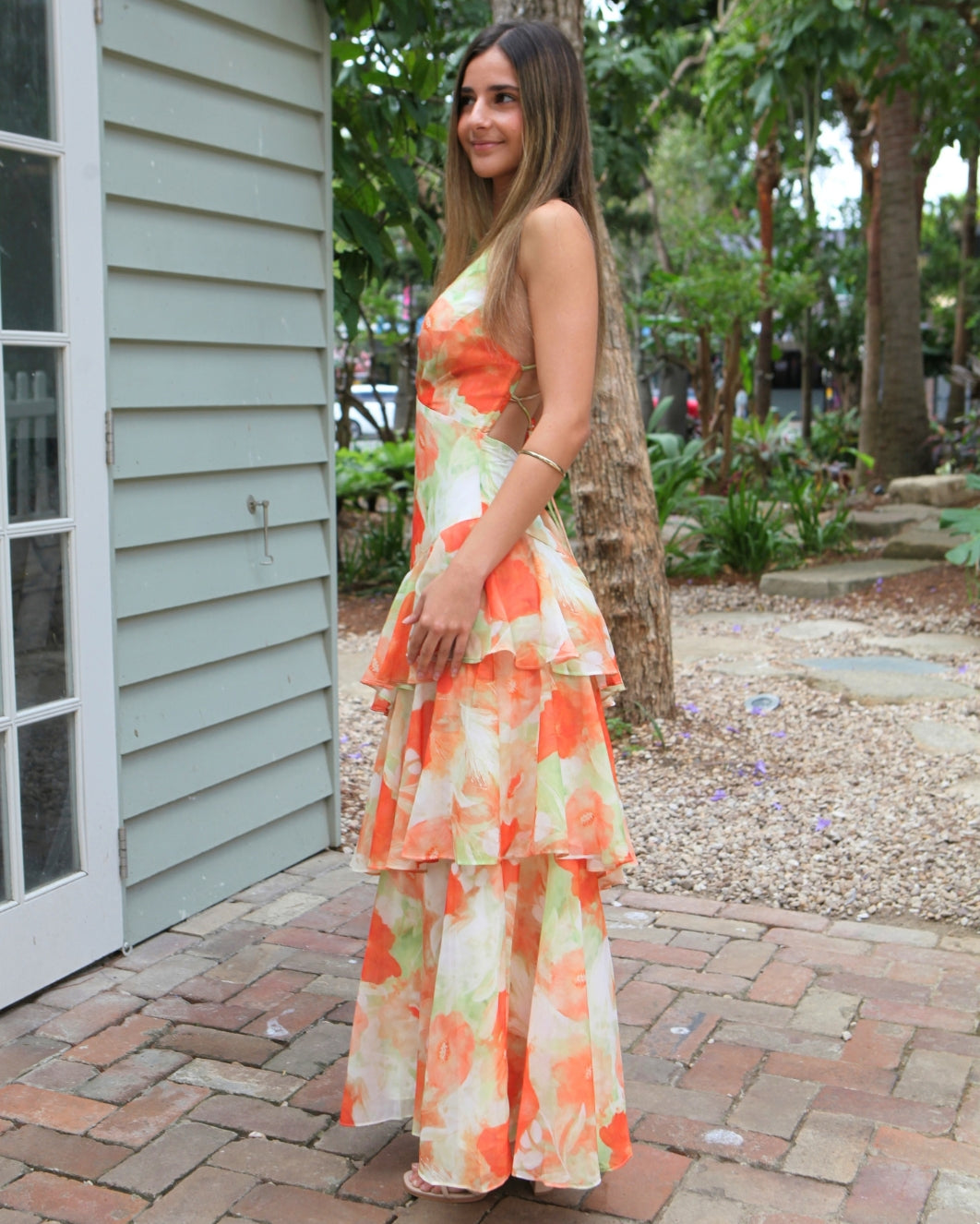 Camilia Maxi Dress - Orange