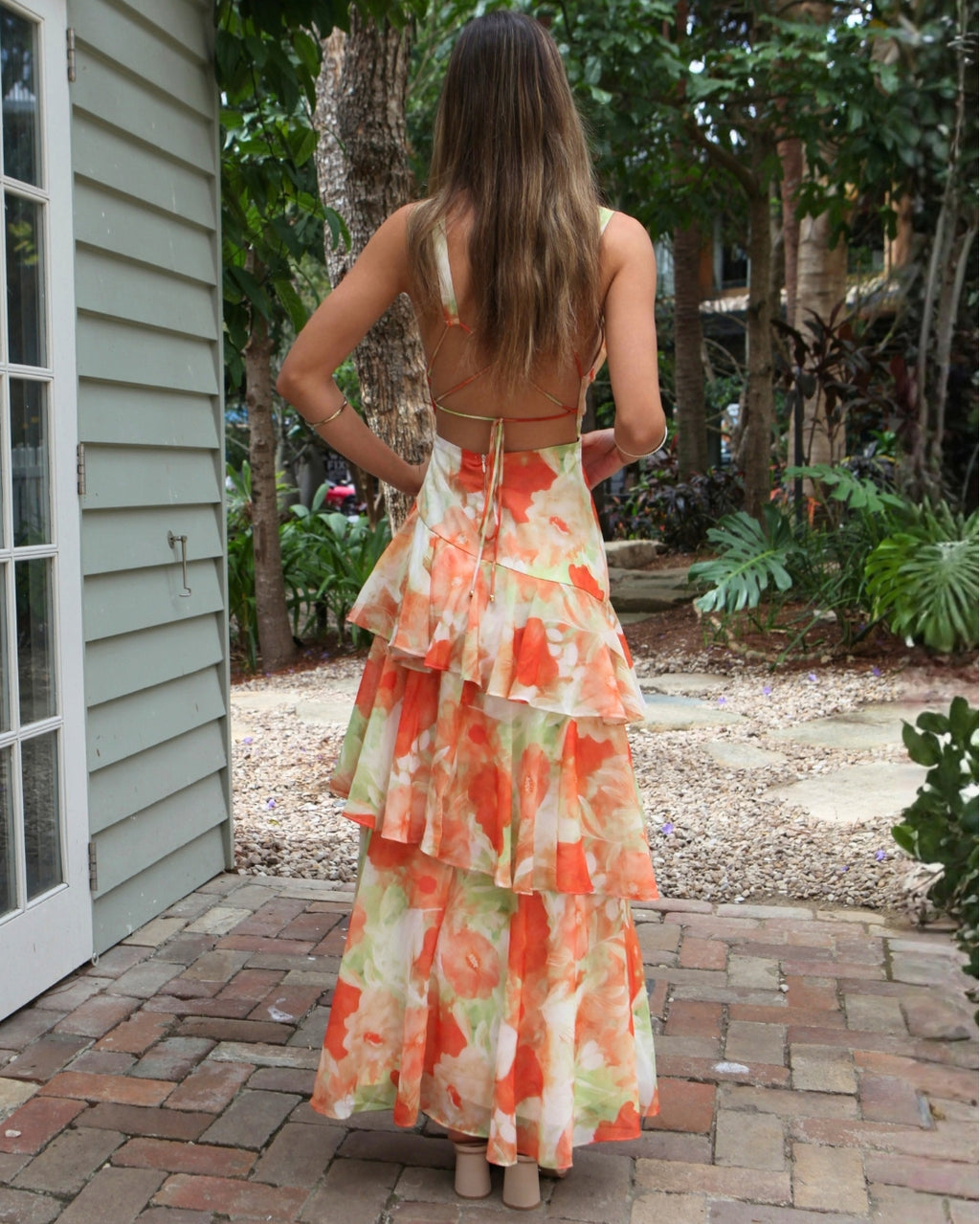 Camilia Maxi Dress - Orange