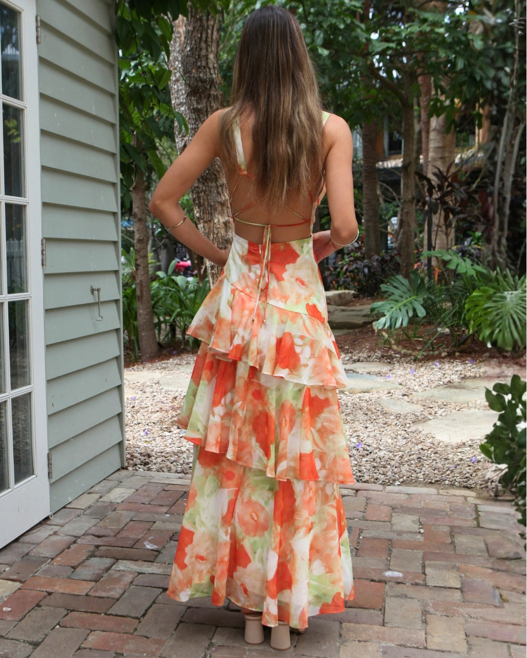 Camilia Maxi Dress - Orange