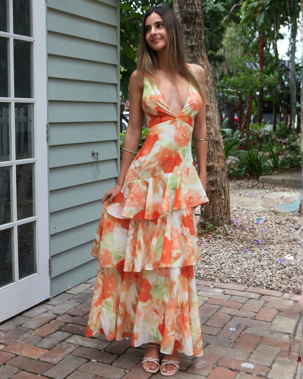 Camilia Maxi Dress - Orange