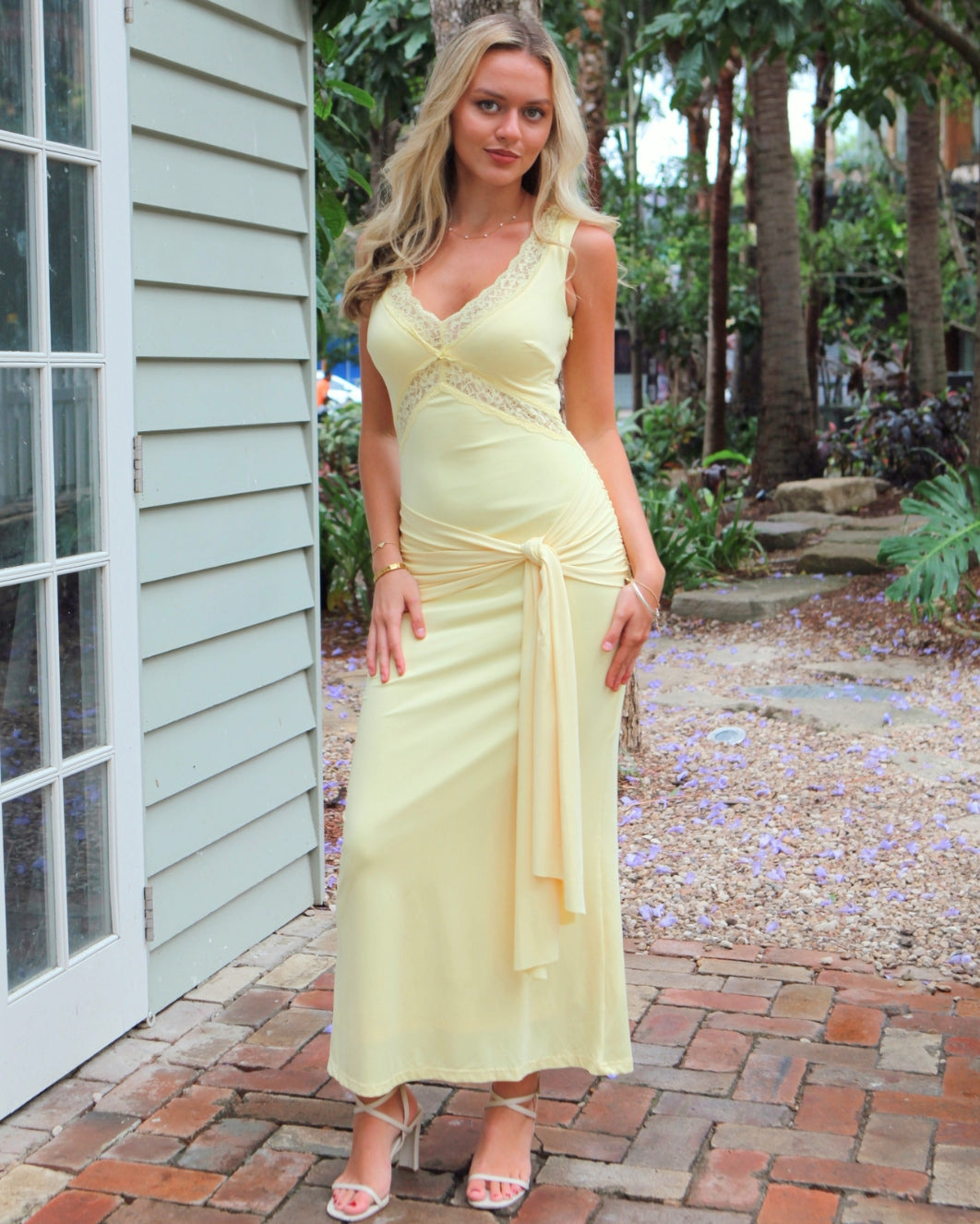 Alannah Maxi Dress - Lemon