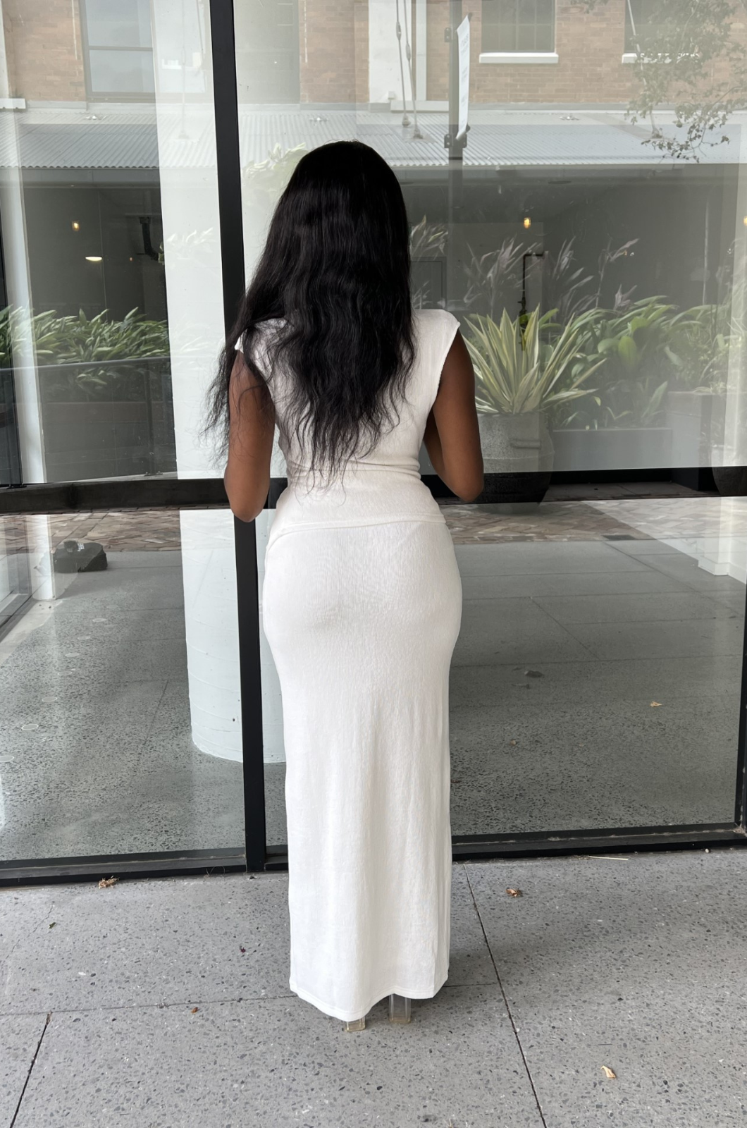 Laney Skirt Set - White